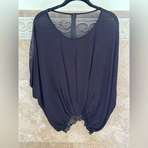 Black blouse by brand Muche et Muchette size small sheer